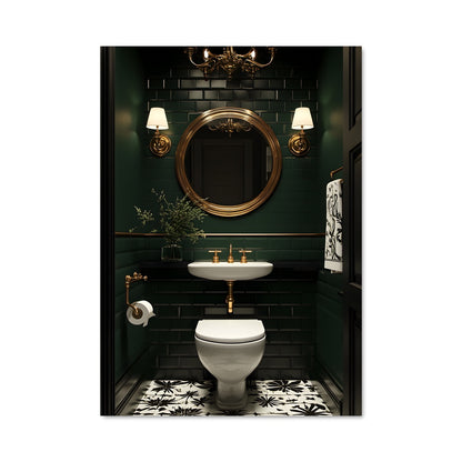 Poster Art de Salle de Bain