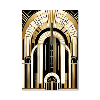 Poster Skyline Art Déco