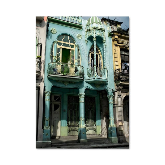 Poster Balcon Art Déco