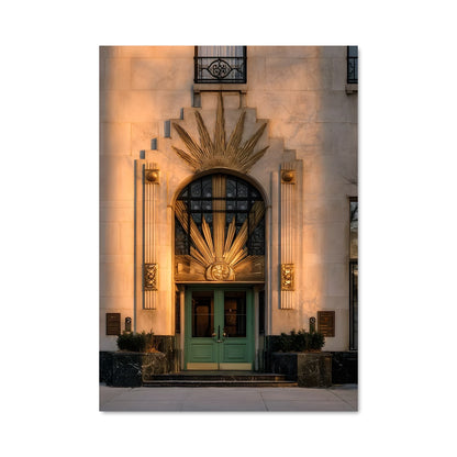 Poster Lumières Art Déco