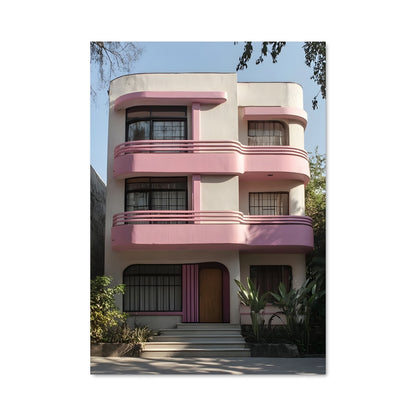 Poster Rose Architecturale