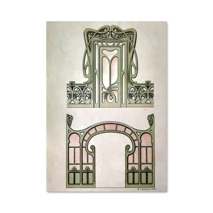 Poster Fenêtre Élégante