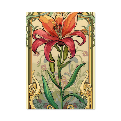 Poster Fleur en Cadre