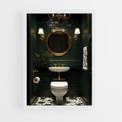 ap-art deco-11 cadre Blanc