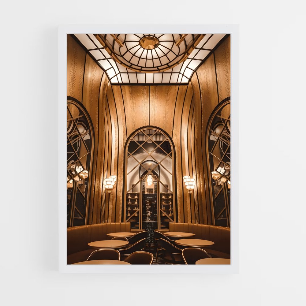 ap-art deco-3 cadre Blanc