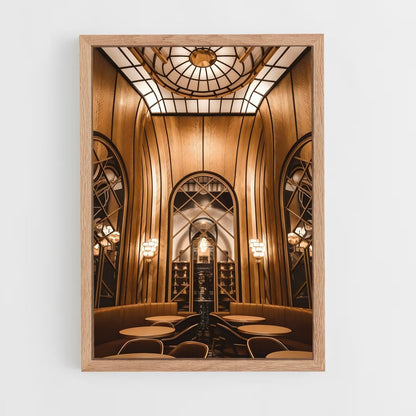 ap-art deco-3 cadre Bois clair