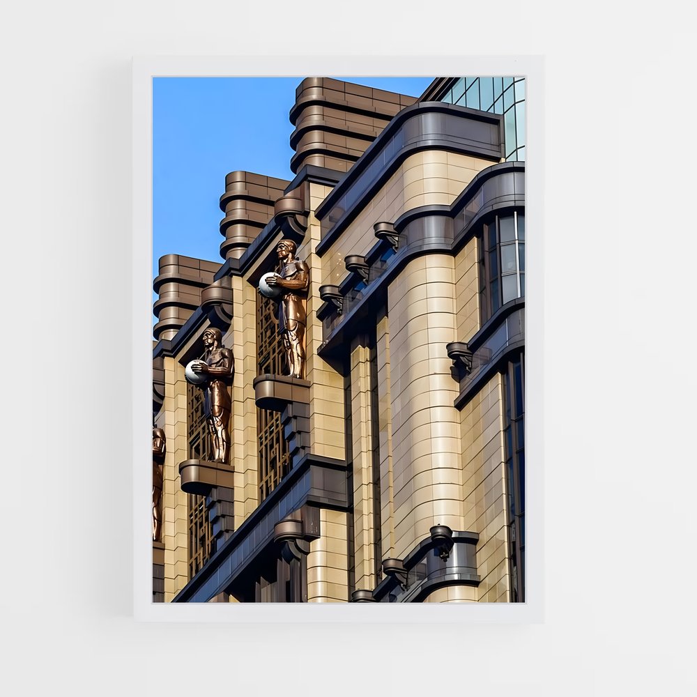 ap-art deco architecture-10 cadre Blanc