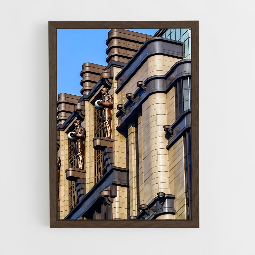 ap-art deco architecture-10 cadre Bois foncé