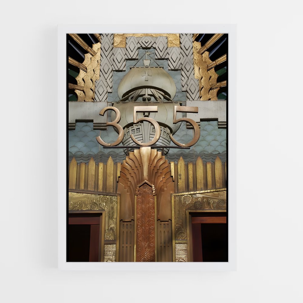 ap-art deco architecture-14 cadre Blanc