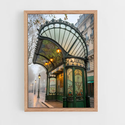 ap-art deco architecture-4 cadre Bois clair