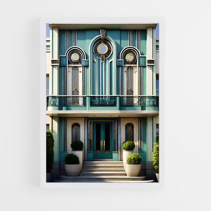 ap-art deco architecture-5 cadre Blanc