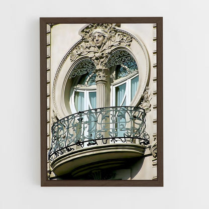 ap-art deco architecture-6 cadre Bois foncé