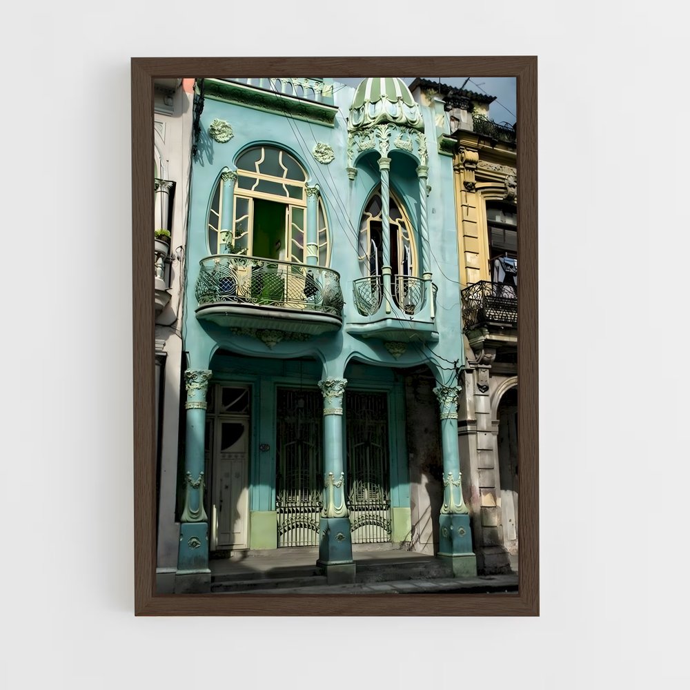 ap-art deco architecture-7 cadre Bois foncé