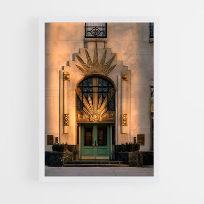 ap-art deco architecture-8 cadre Blanc
