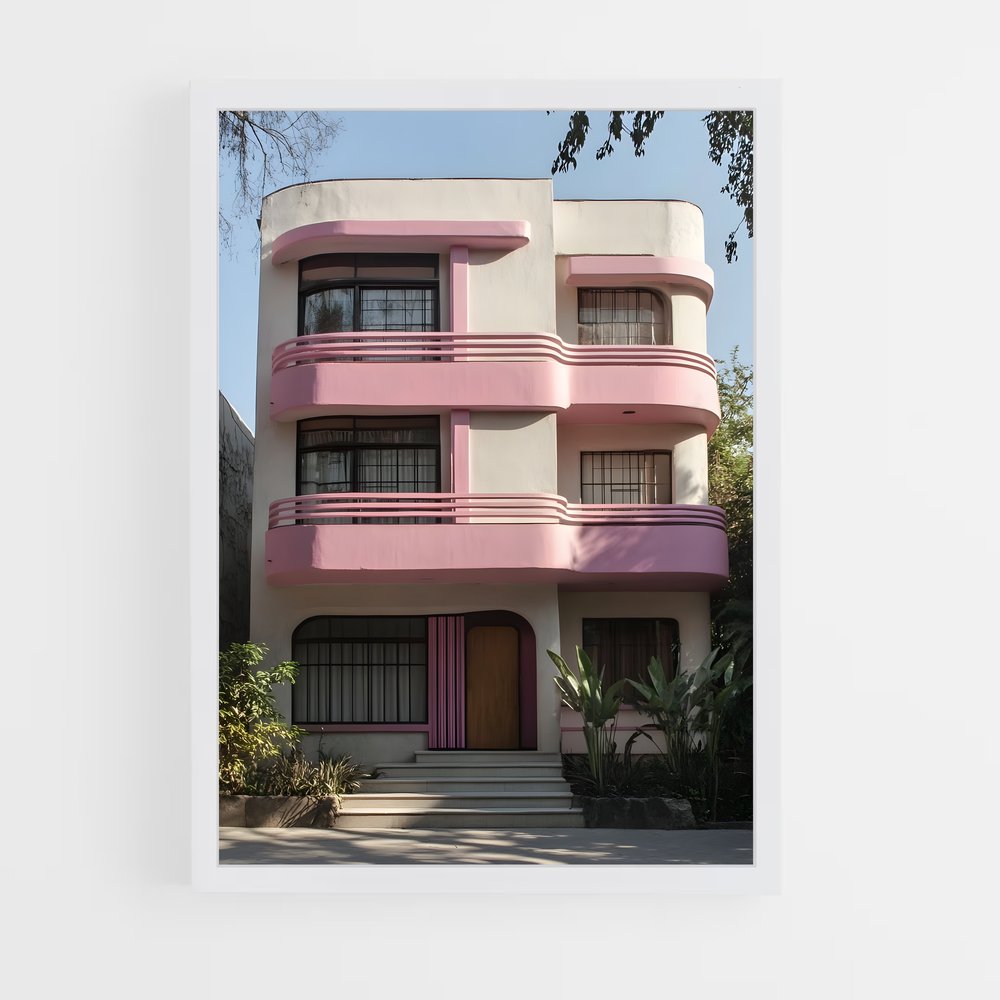 ap-art deco architecture-9 cadre Blanc