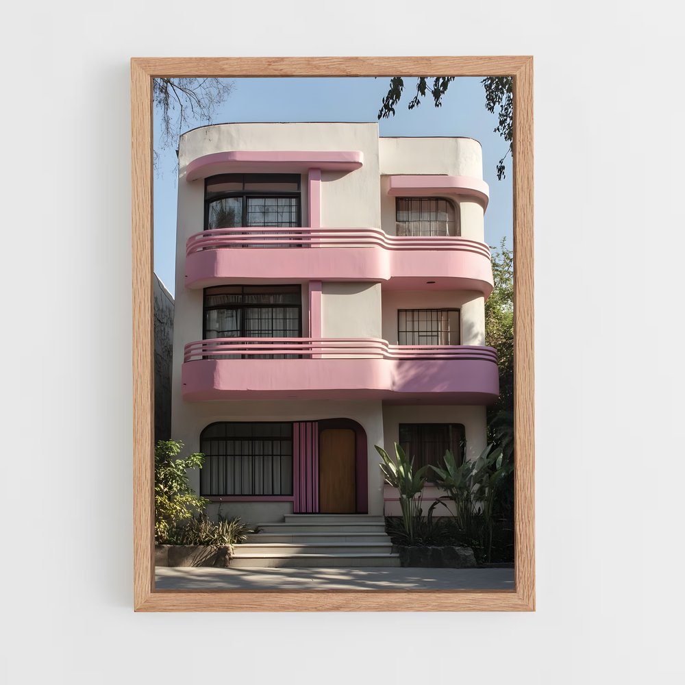 ap-art deco architecture-9 cadre Bois clair