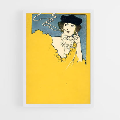 ap-art nouveau-4 cadre Blanc