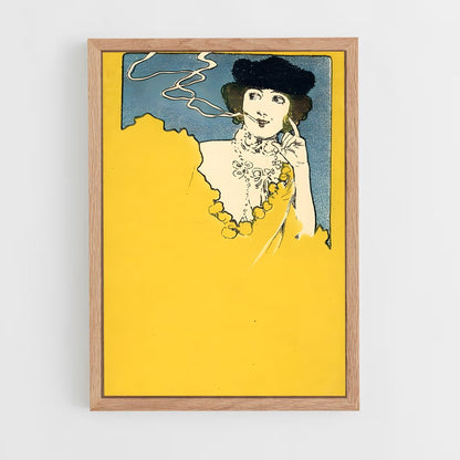 ap-art nouveau-4 cadre Bois clair