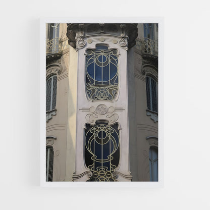 ap-art nouveau architecture-1 cadre Blanc