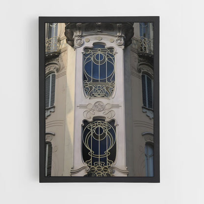 ap-art nouveau architecture-1 cadre Noir