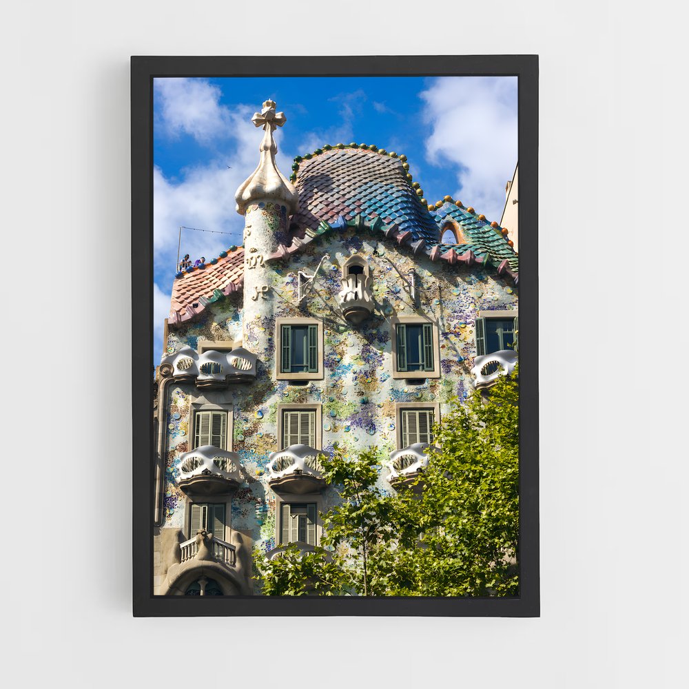 ap-art nouveau architecture-3 cadre Noir
