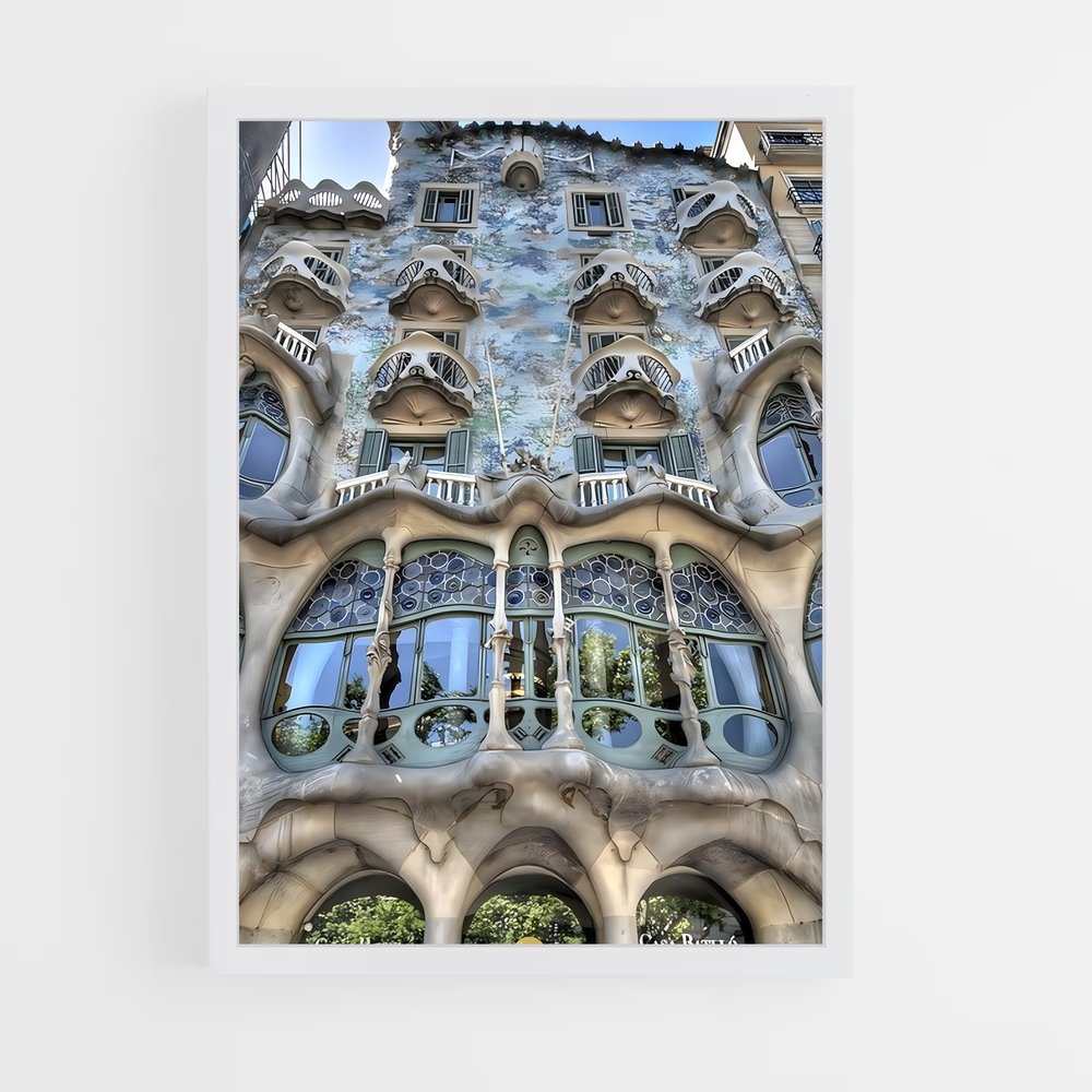 ap-art nouveau architecture-6 cadre Blanc