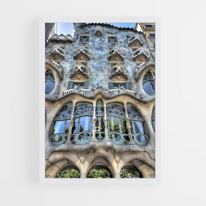 ap-art nouveau architecture-6 cadre Blanc