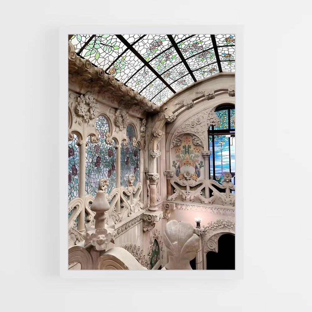 ap-art nouveau architecture-7 cadre Blanc