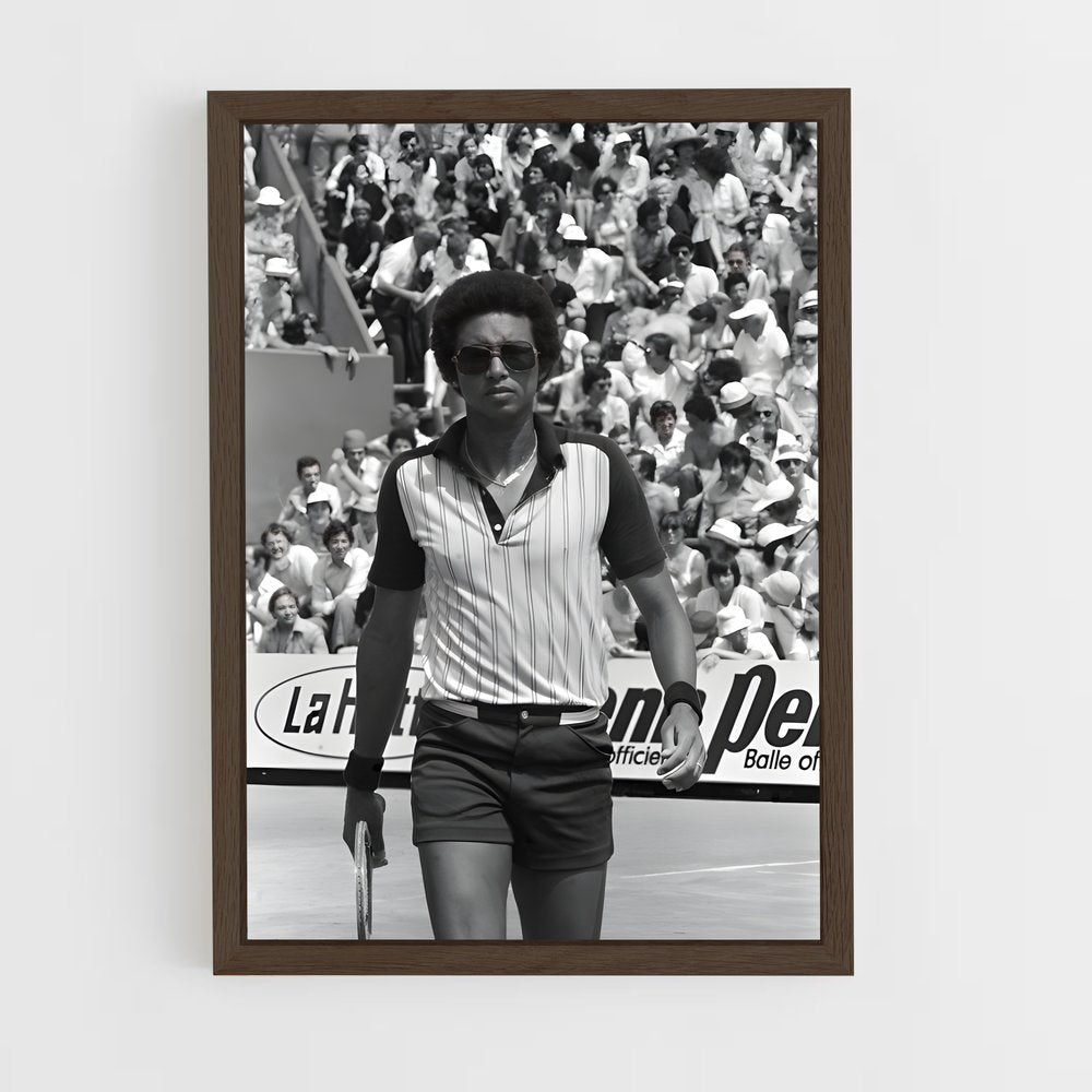 ap-arthur ashe-2 cadre Bois foncé