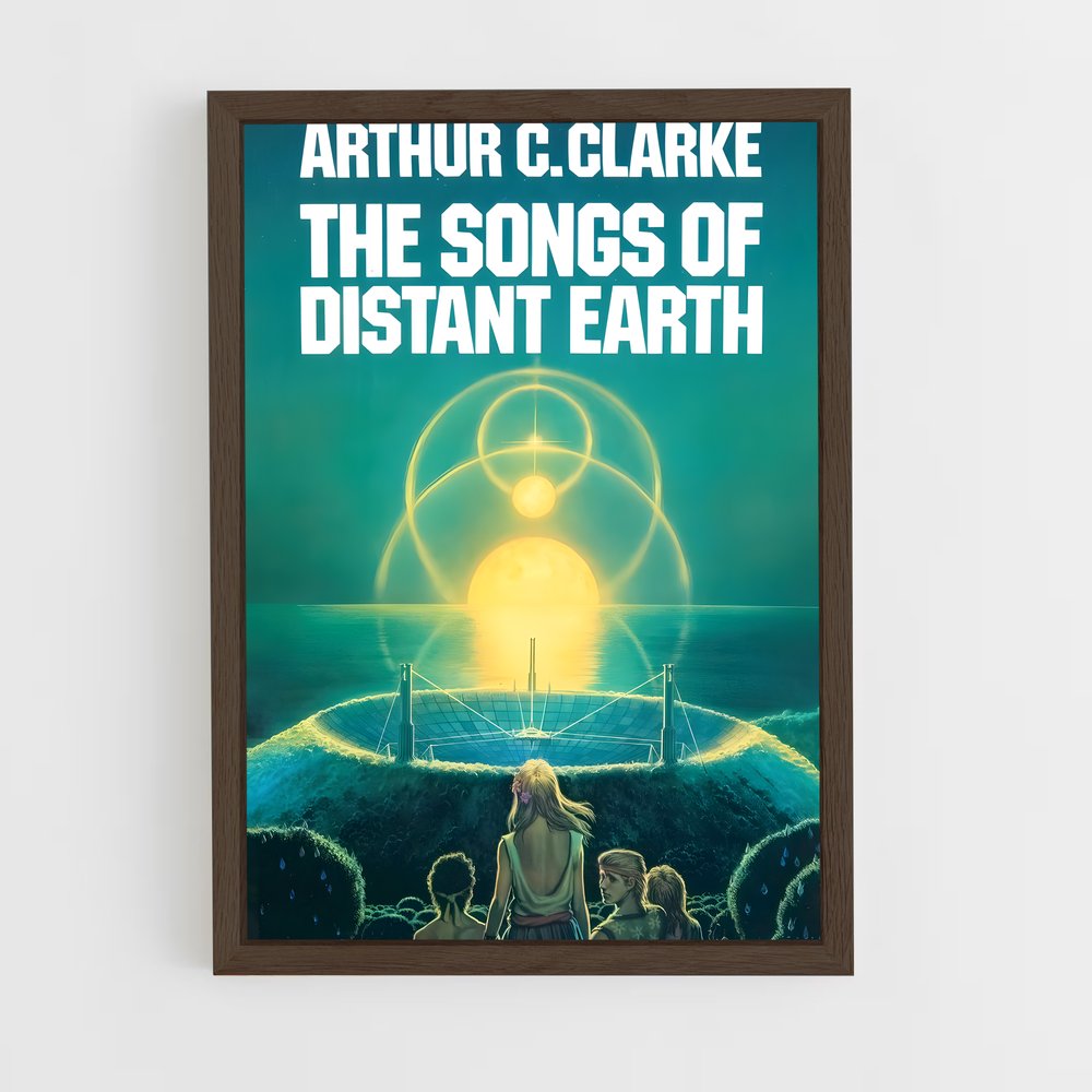 ap-arthur c clarke-2 cadre Bois foncé
