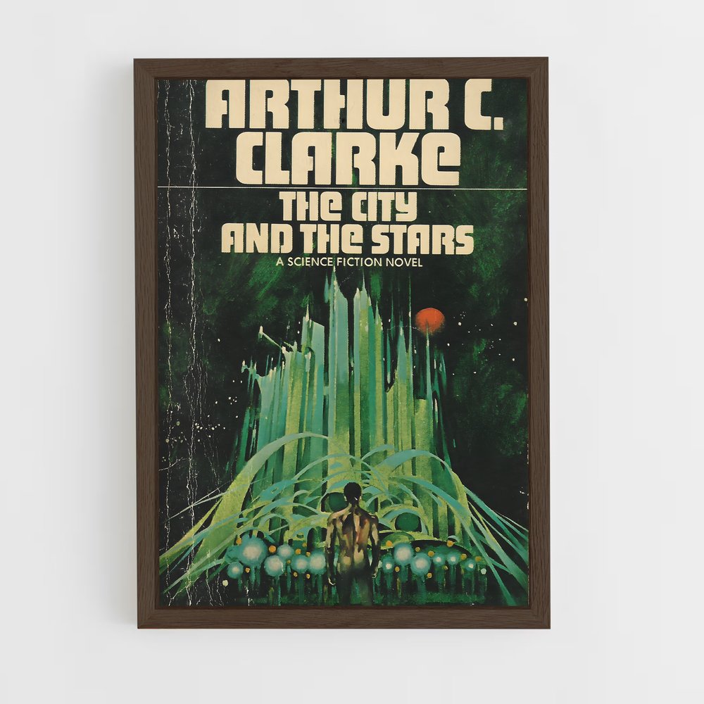 ap-arthur c clarke-5 cadre Bois foncé