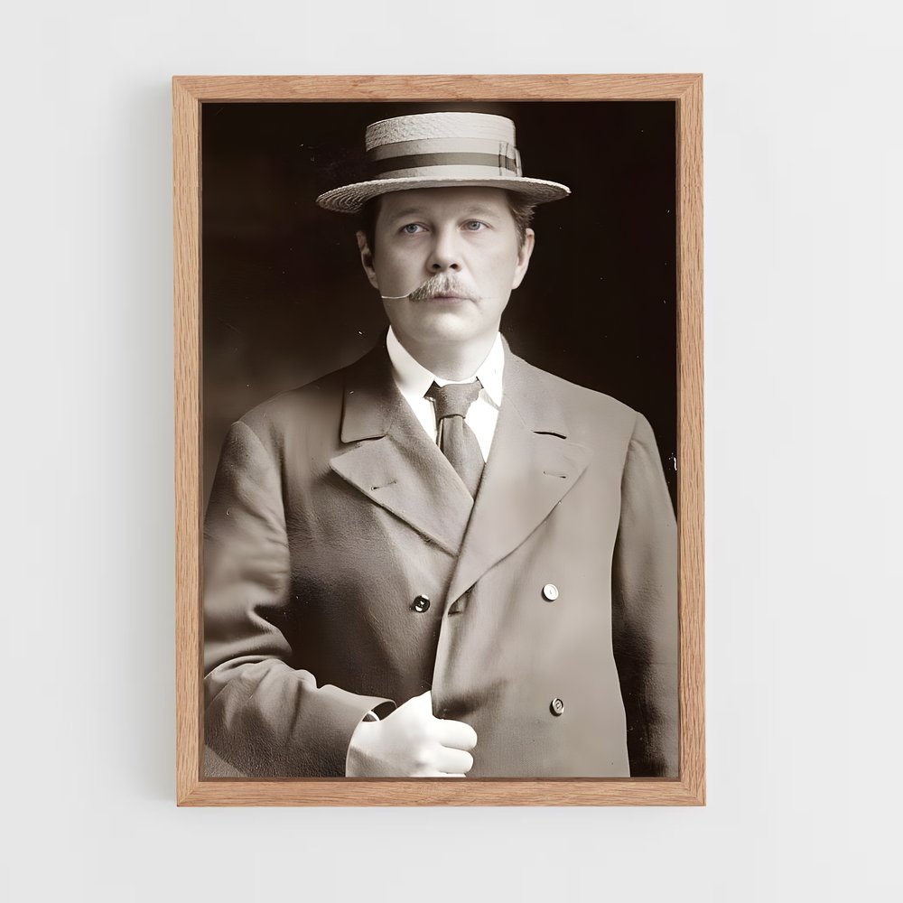 ap-arthur conan doyle-2 cadre Bois clair