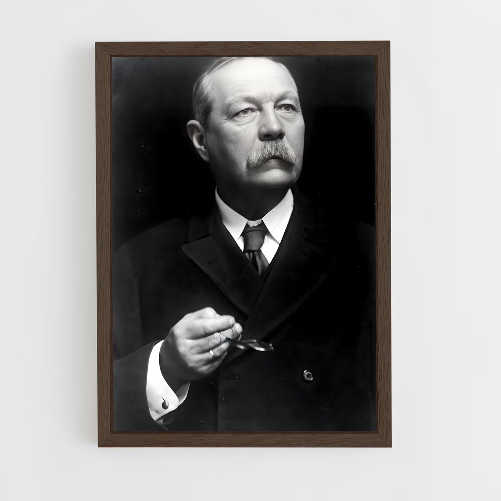 ap-arthur conan doyle-6 cadre Bois foncé