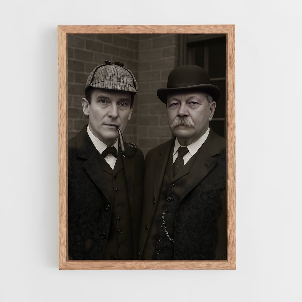 ap-arthur conan doyle-7 cadre Bois clair