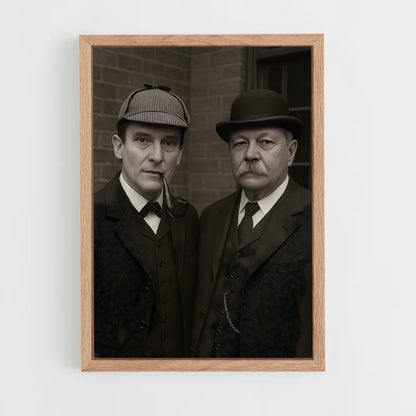 ap-arthur conan doyle-7 cadre Bois clair