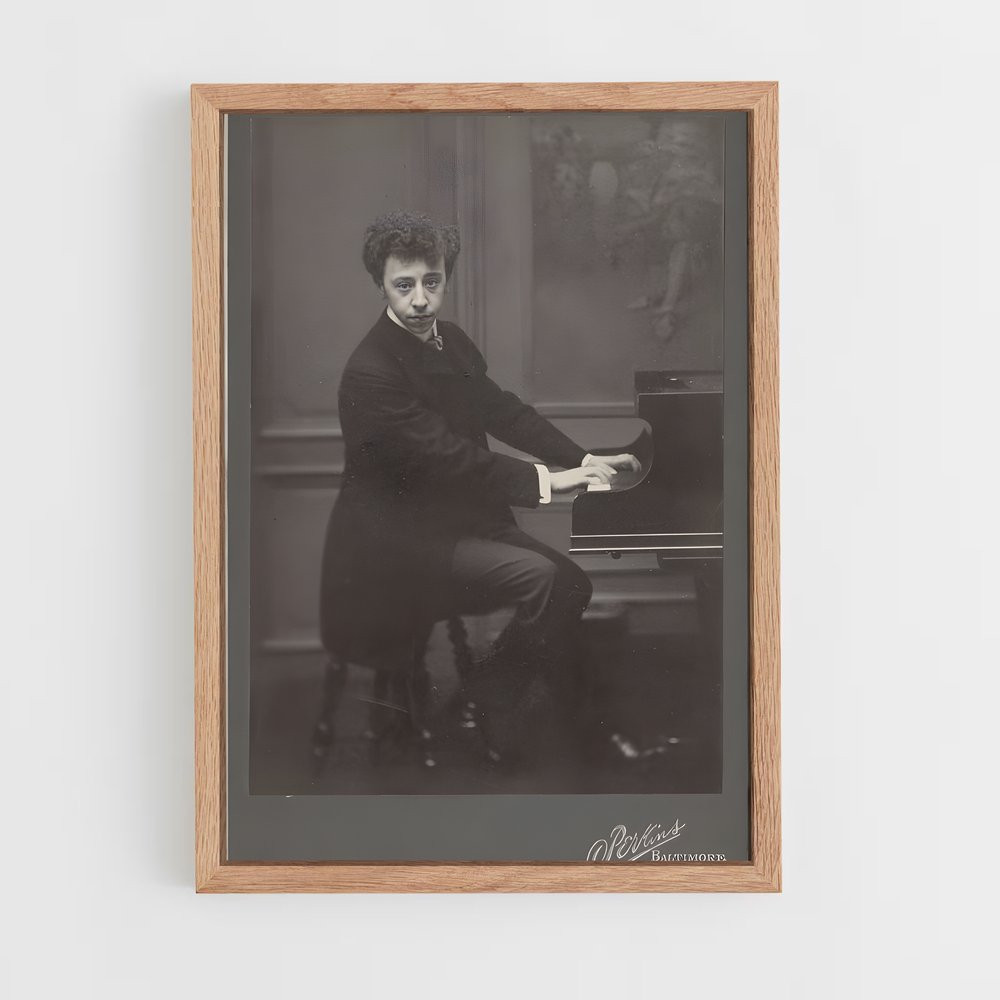 ap-arthur rubinstein-4 cadre Bois clair