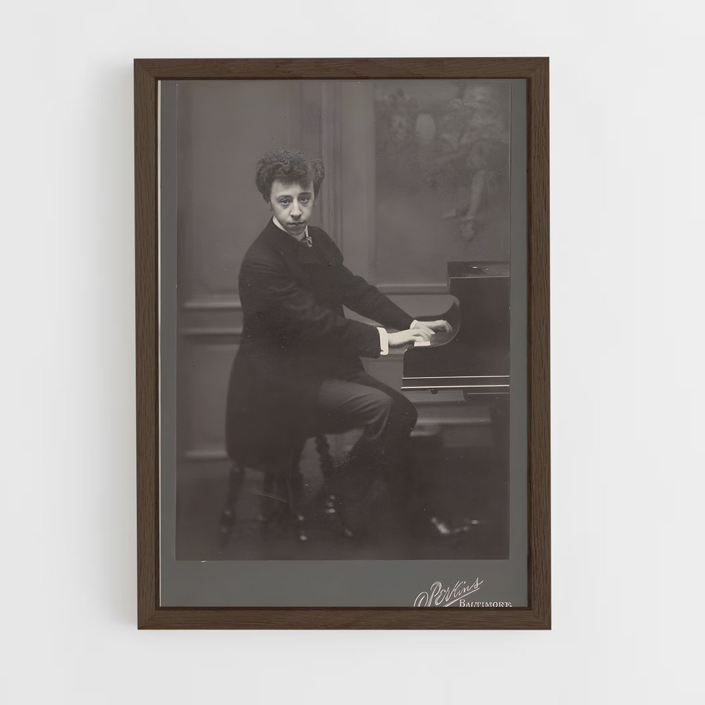 ap-arthur rubinstein-4 cadre Bois foncé