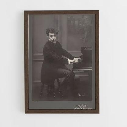 ap-arthur rubinstein-4 cadre Bois foncé