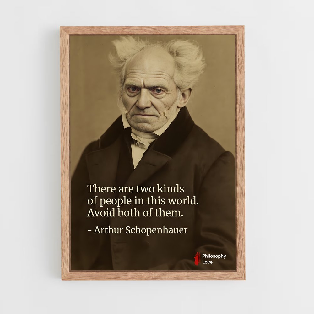 ap-arthur schopenhauer-1 cadre Bois clair