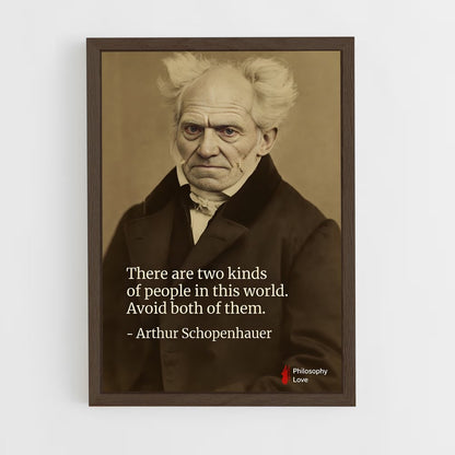 ap-arthur schopenhauer-1 cadre Bois foncé