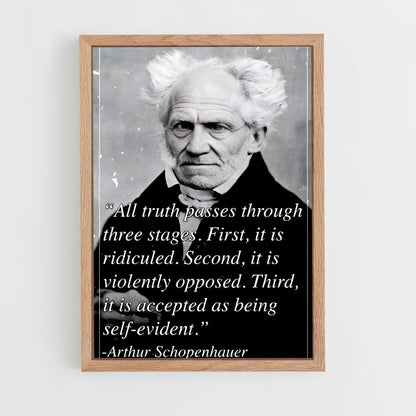 ap-arthur schopenhauer-3 cadre Bois clair