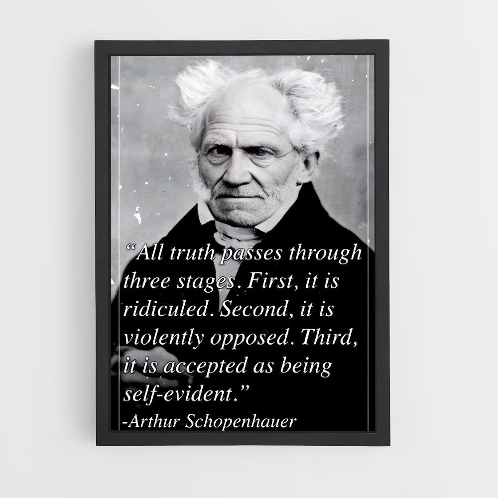 ap-arthur schopenhauer-3 cadre Noir