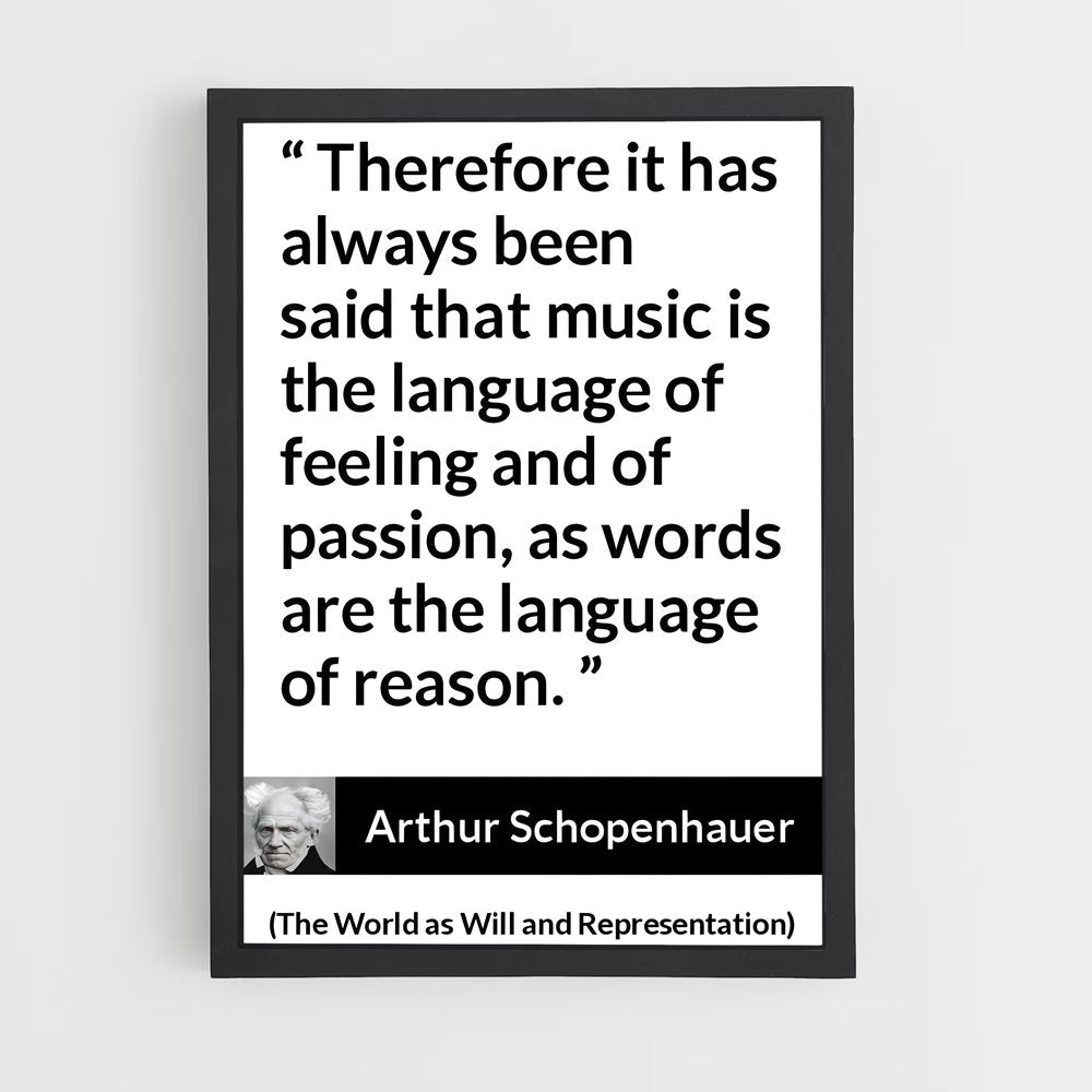 ap-arthur schopenhauer-5 cadre Noir