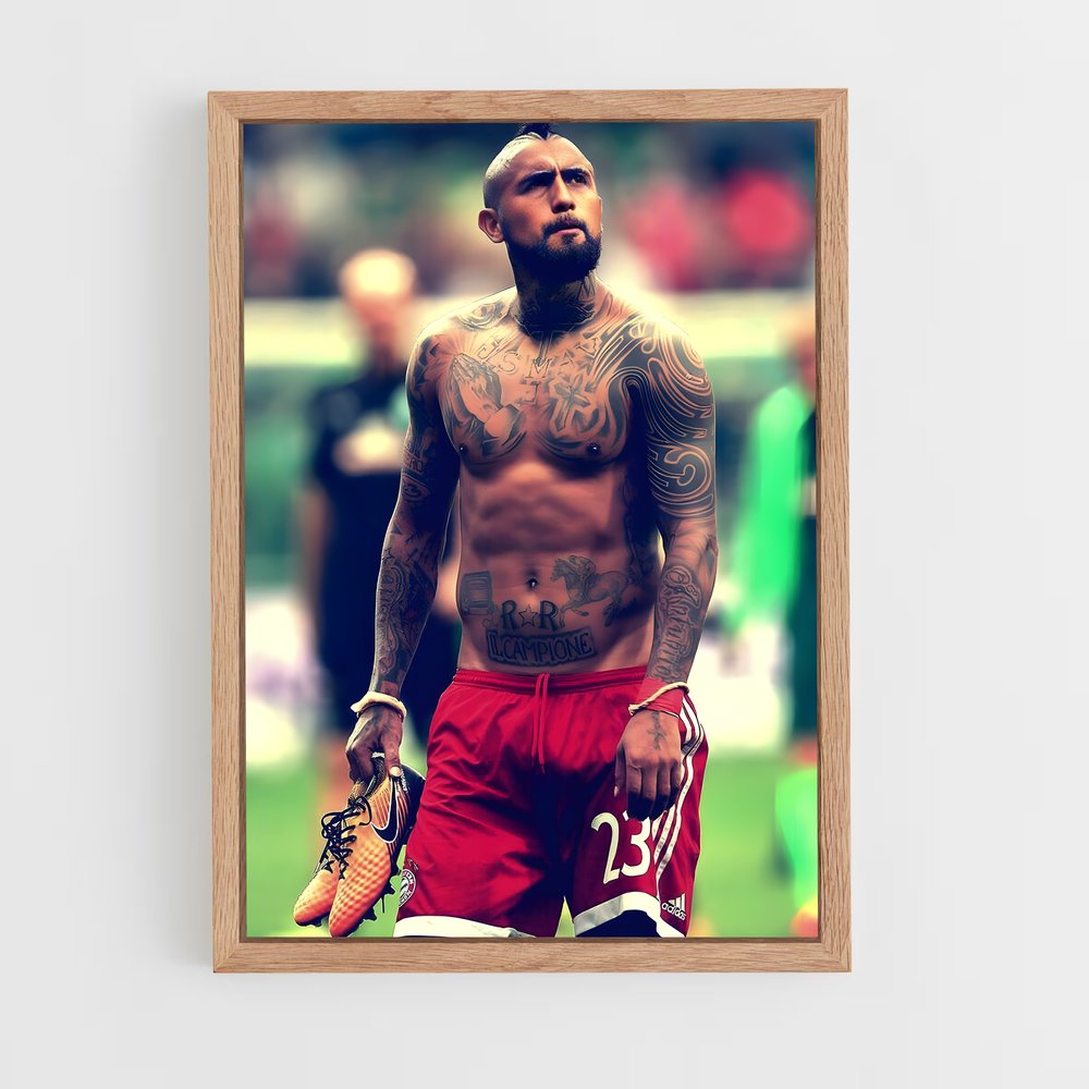 ap-arturo vidal-2 cadre Bois clair