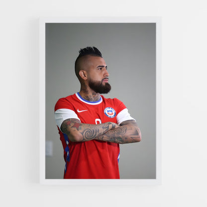 ap-arturo vidal-6 cadre Blanc