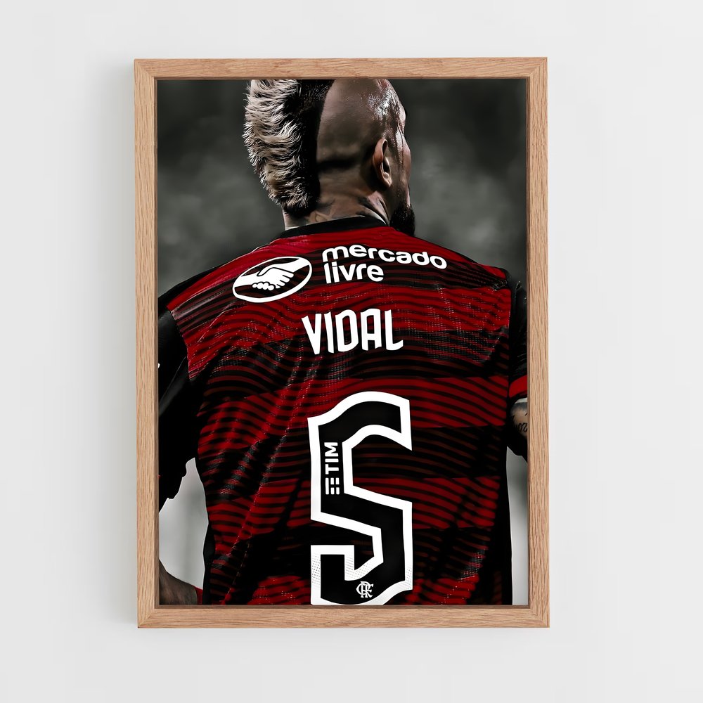 ap-arturo vidal-7 cadre Bois clair