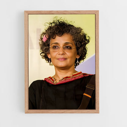 ap-arundhati roy-1 cadre Bois clair