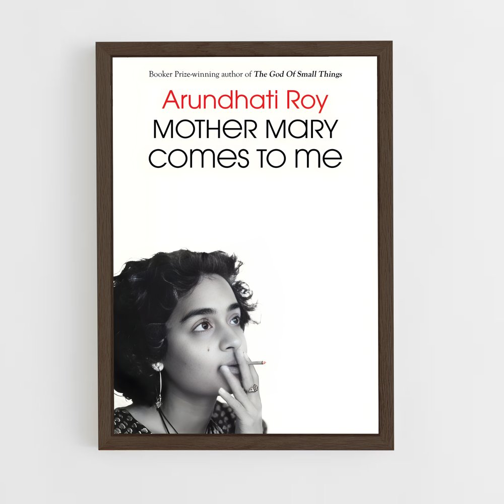 ap-arundhati roy-2 cadre Bois foncé