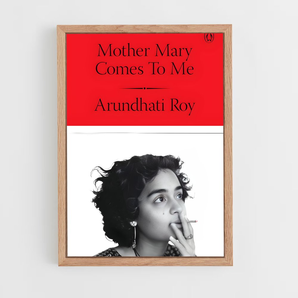 ap-arundhati roy-4 cadre Bois clair