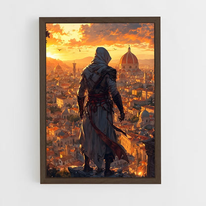 ap-assassins creed-6 cadre Bois foncé
